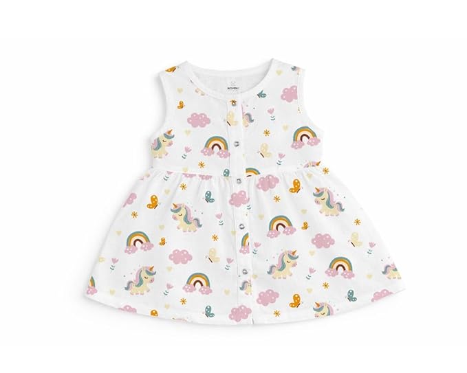 Muslin Frock Button